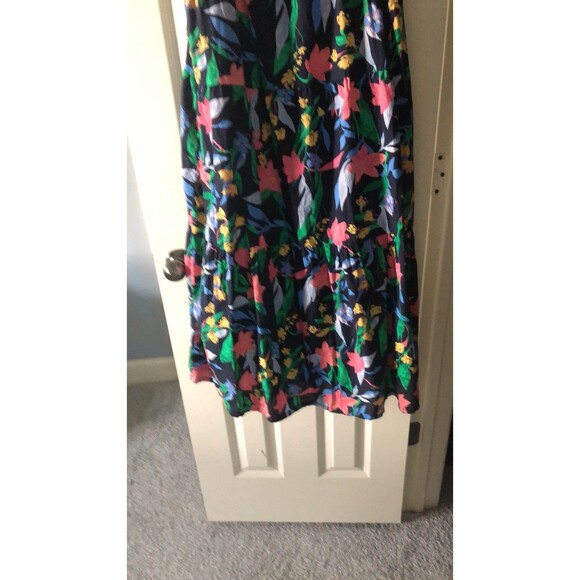 J. Crew Imogine Women's Size 14 Floral Tiered Sleeveless Midi Maxi Dress Cottage - Picture 7 of 8